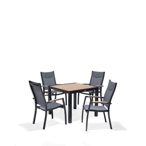 Bộ bàn ghế ngoài trời PANAMA dark 88 - Cty CP TM TAG bộ bàn ăn ngoài trời #