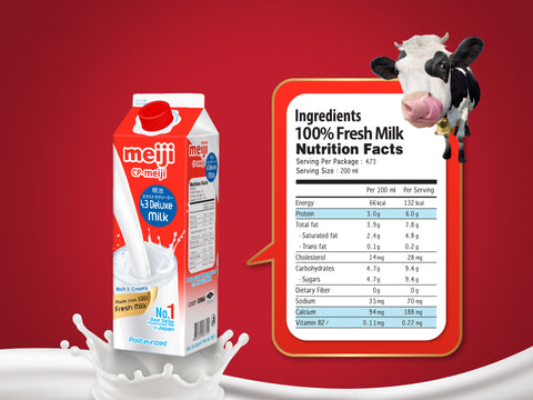 Sữa Tươi Thanh Trùng Nguyên Chất Meiji (4.3 Deluxe) 946ml - Cty CP TM TAG Milk #