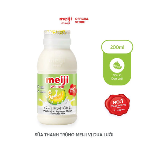 Sữa Tươi Thanh Trùng hương vị Dưa lưới Nhật Meiji 4x200ml - Cty CP TM TAG Milk #