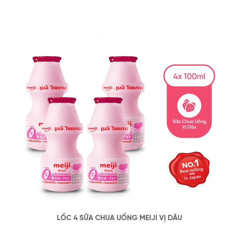 Sữa chua hương vị Dâu Meiji 4x100ml - Cty CP TM TAG Yogurt #