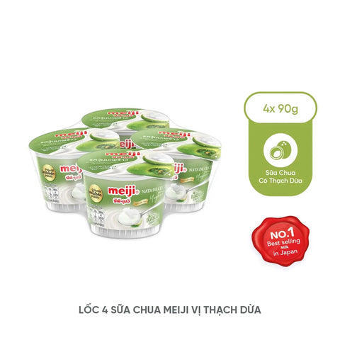 Sữa chua thạch Dừa Meiji 4x90ml - Cty CP TM TAG Yogurt #