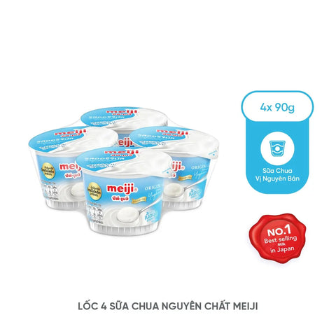 Sữa chua nguyên chất Meiji 4x90ml - Cty CP TM TAG Yogurt #
