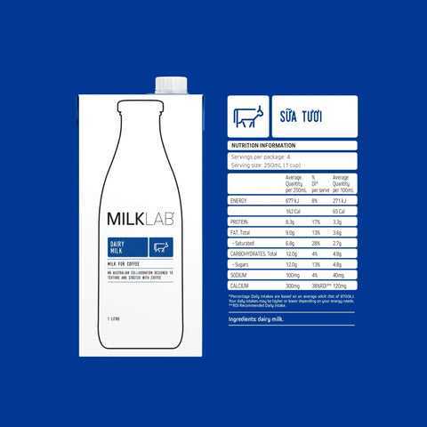 Sữa tươi nguyên kem Milklab 1L - Cty CP TM TAG Milk #