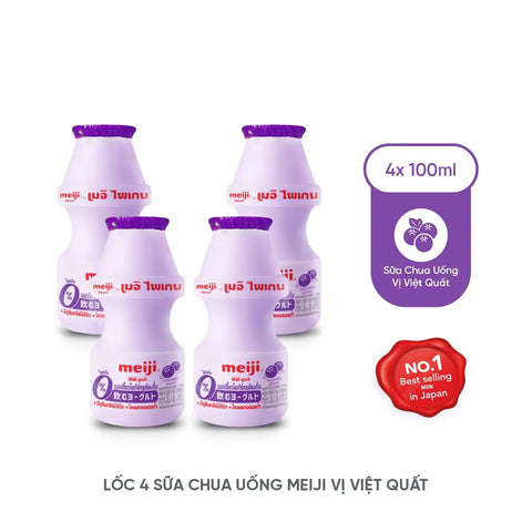 Sữa chua hương vị Việt quất Meiji 4x100ml - Cty CP TM TAG Yogurt #